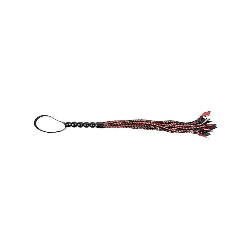 Saffron Braided Flogger by Sportsheets - Whips And Crops