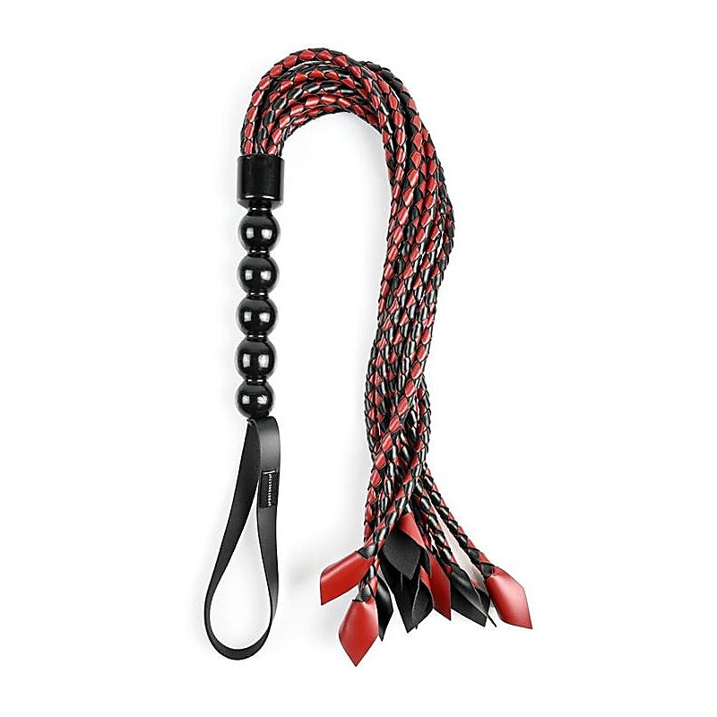 Saffron Braided Flogger by Sportsheets - Whips And Crops