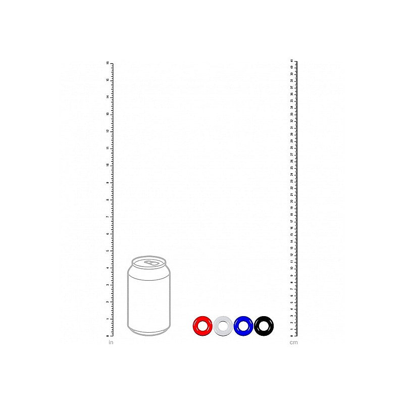 LEVELZ Multicolour Cock Ring Set Cock Rings by Shots Toys - Cock Ring Sets