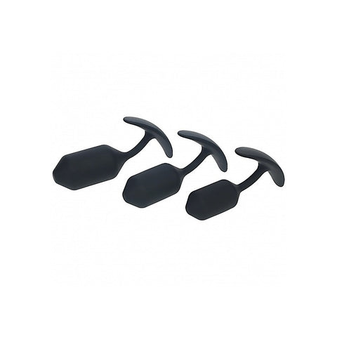 LEVELZ Weighted Anal Plug Training Set Weighted Butt Plugs - Butt Plugs