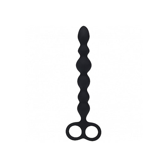 Levelz Beaded Silicone Anal Probe By Shots Toys - Anal Beads and Balls
