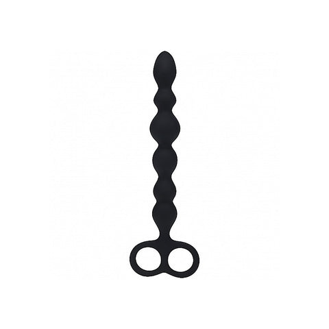 LEVELZ Beaded Silicone Anal Probe with Double Loop - Anal Beads and Balls