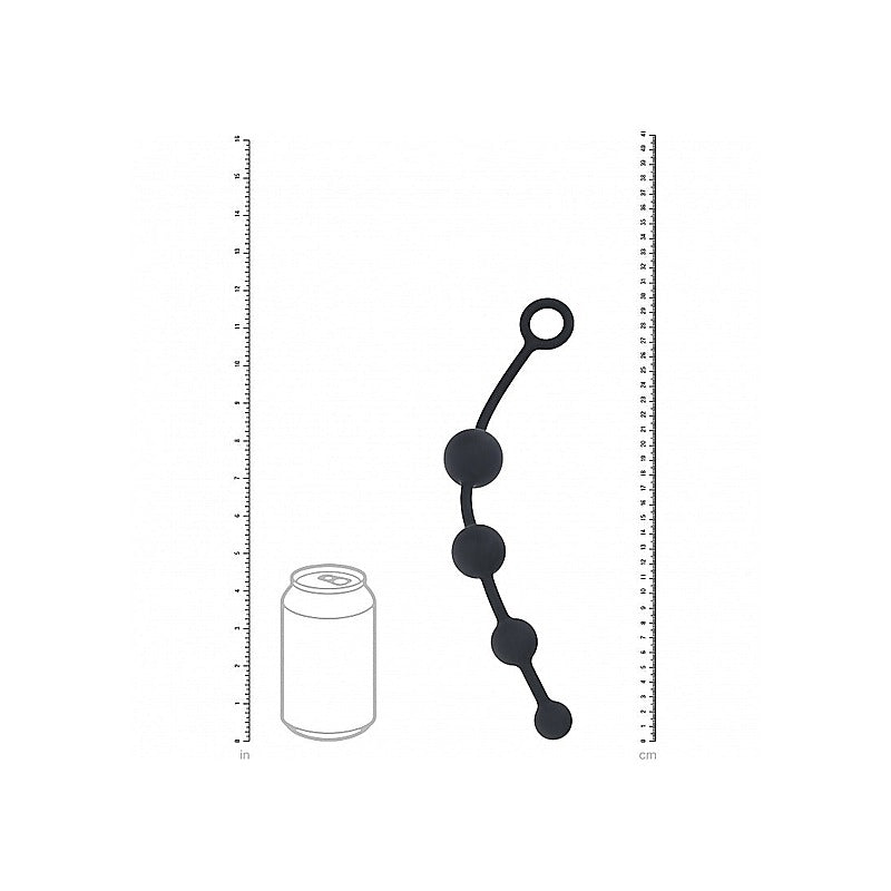LEVELZ Curved Silicone Anal Beads Anal Beads by Shots Toys - Anal Beads and Balls