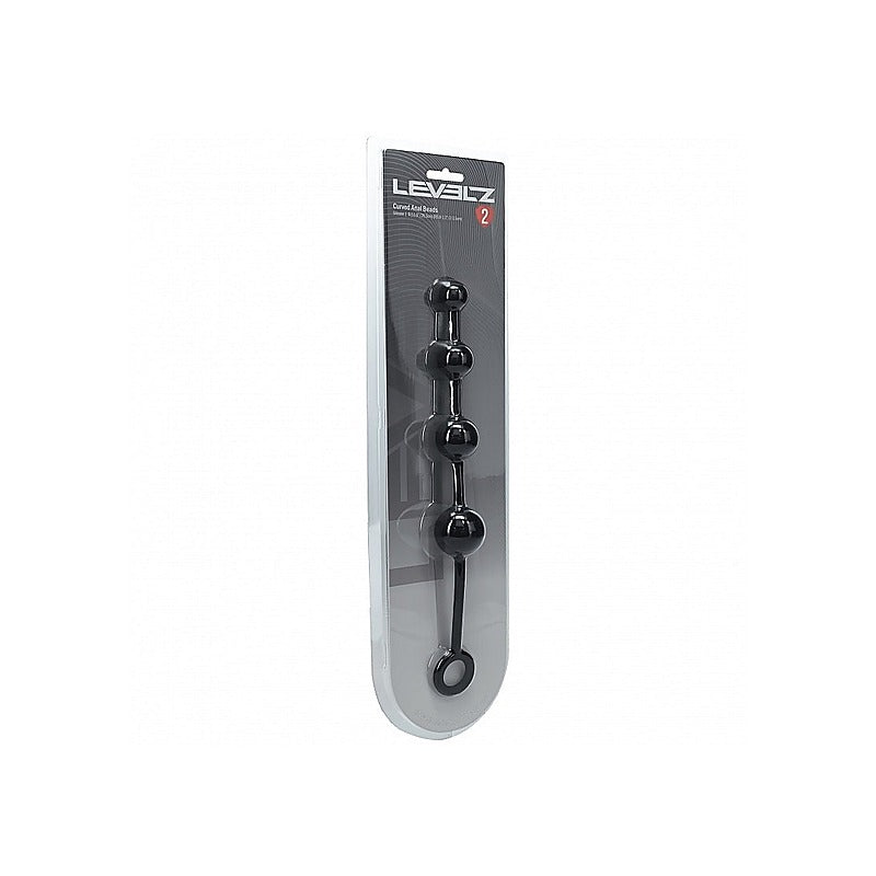 LEVELZ Curved Silicone Anal Beads Anal Beads by Shots Toys - Anal Beads and Balls