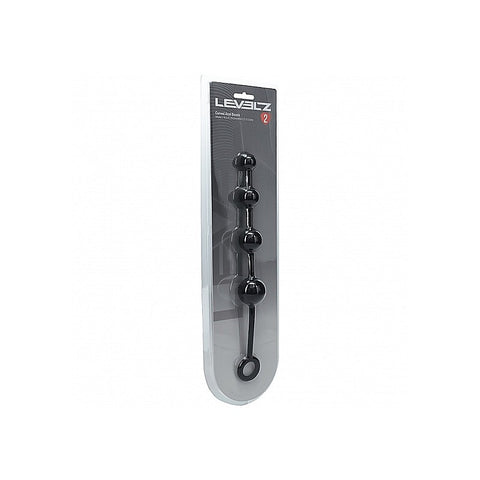 LEVELZ Curved Silicone Anal Beads Anal Beads by Shots Toys - Anal Beads and Balls