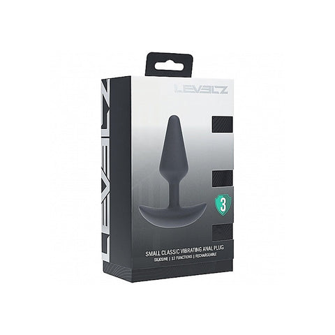 Levelz Classic Vibrating Silicone Anal Plug By Shots Toys - Butt Plugs