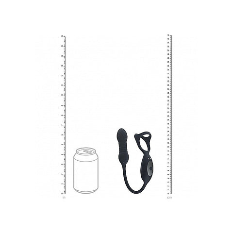 Levelz Vibrating and Thrusting Tri-O by Shots Toys - Vibrating Cock Rings