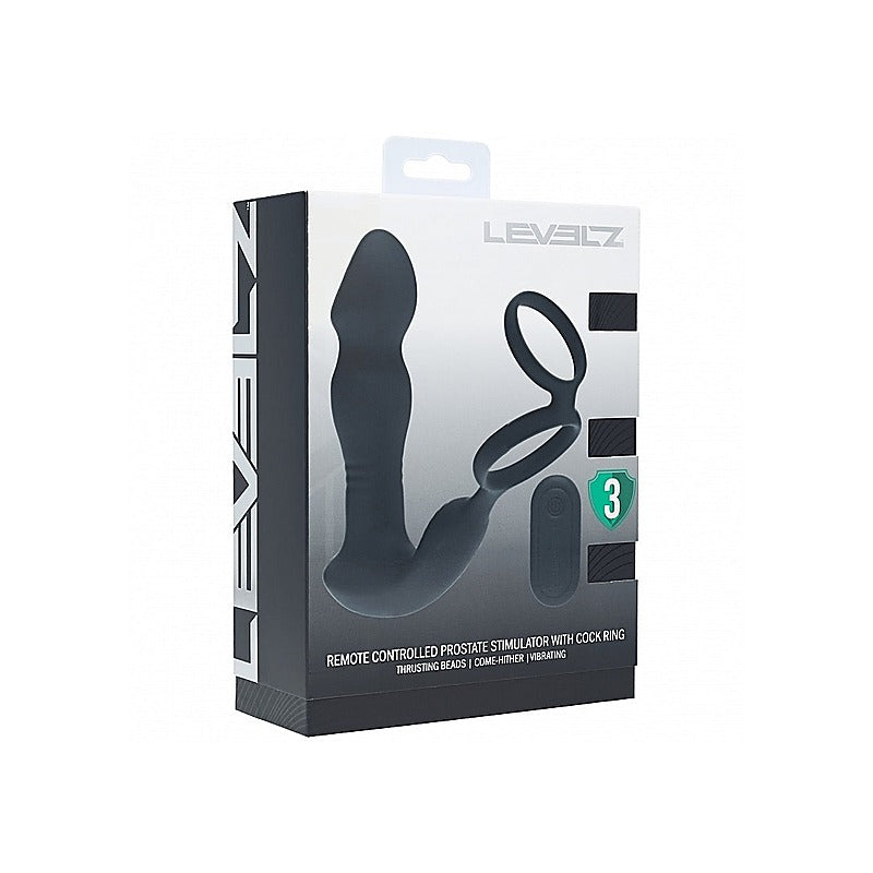 LEVELZ Remote Prostate Stimulator With Cock Ring - Prostate Toys