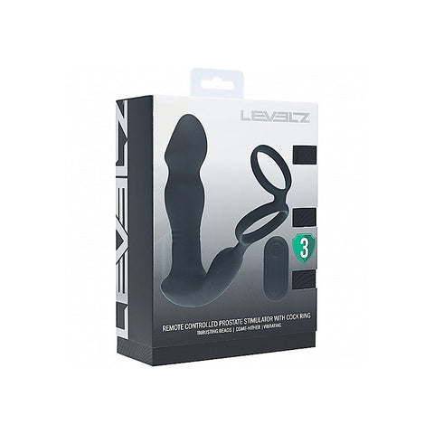 LEVELZ Remote Prostate Stimulator With Cock Ring - Prostate Toys