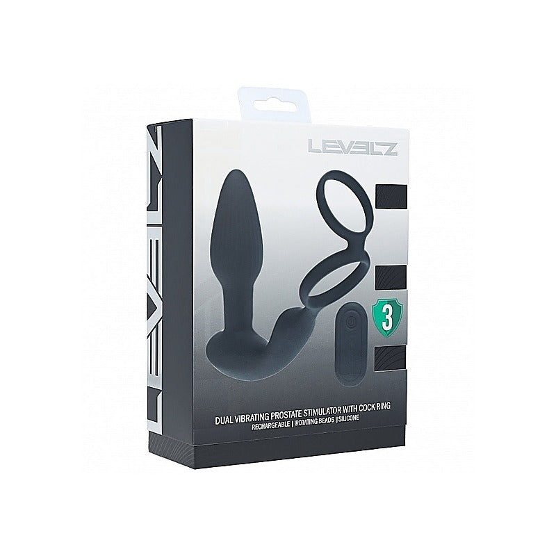Levelz Dual Vibrating Prostate Stimulator By Shots Toys - Prostate Toys