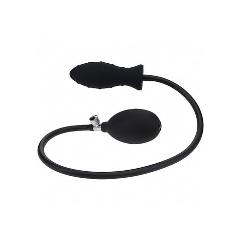 LEVELZ Ribbed Inflatable Anal Plug Inflatable Butt Plug - Butt Plugs