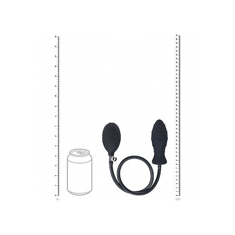 LEVELZ Ribbed Inflatable Anal Plug Inflatable Butt Plug - Butt Plugs