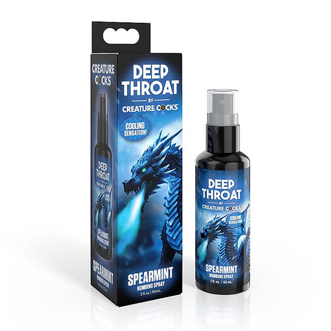 Creature Cocks Deep Throat Spray Spearmint Numbing Spray - Delay and Excite Sprays