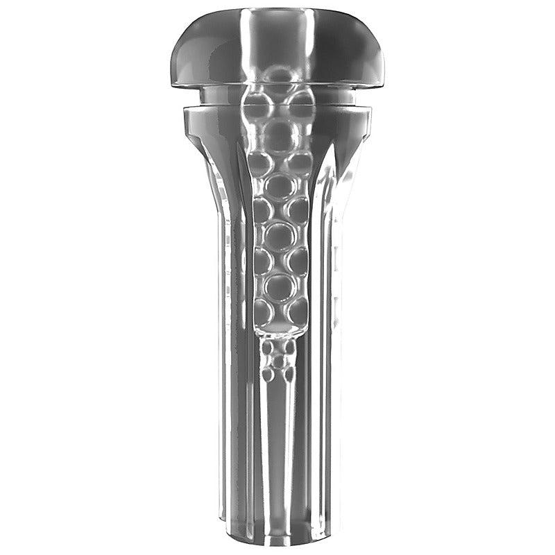 PDX Elite ViewTube See-Thru EZ-Grip LED Stroker - Masturbators and Strokers
