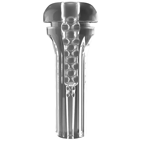 PDX Elite ViewTube See-Thru EZ-Grip LED Stroker - Masturbators and Strokers