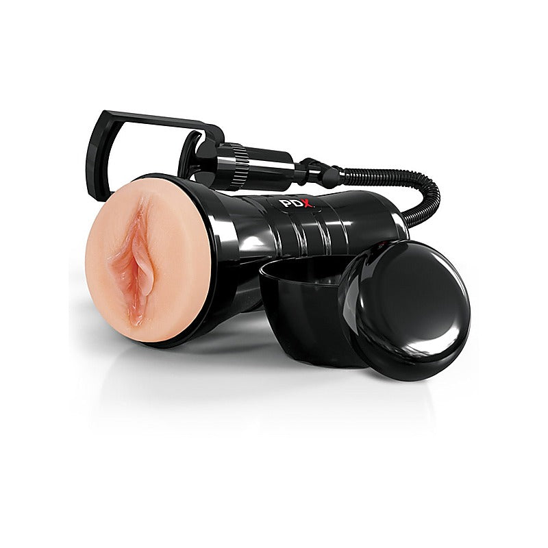PDX Extreme Wet Pussies Super Sucker Stroker Light - Masturbators and Strokers