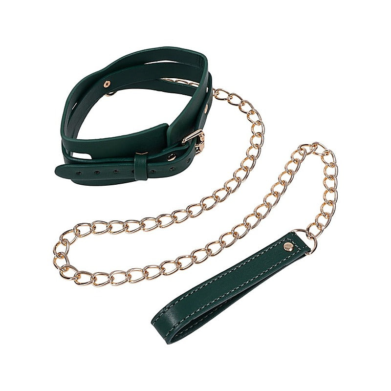 Indica Cutout Collar and Leash by Sportsheets - Collars and Leads