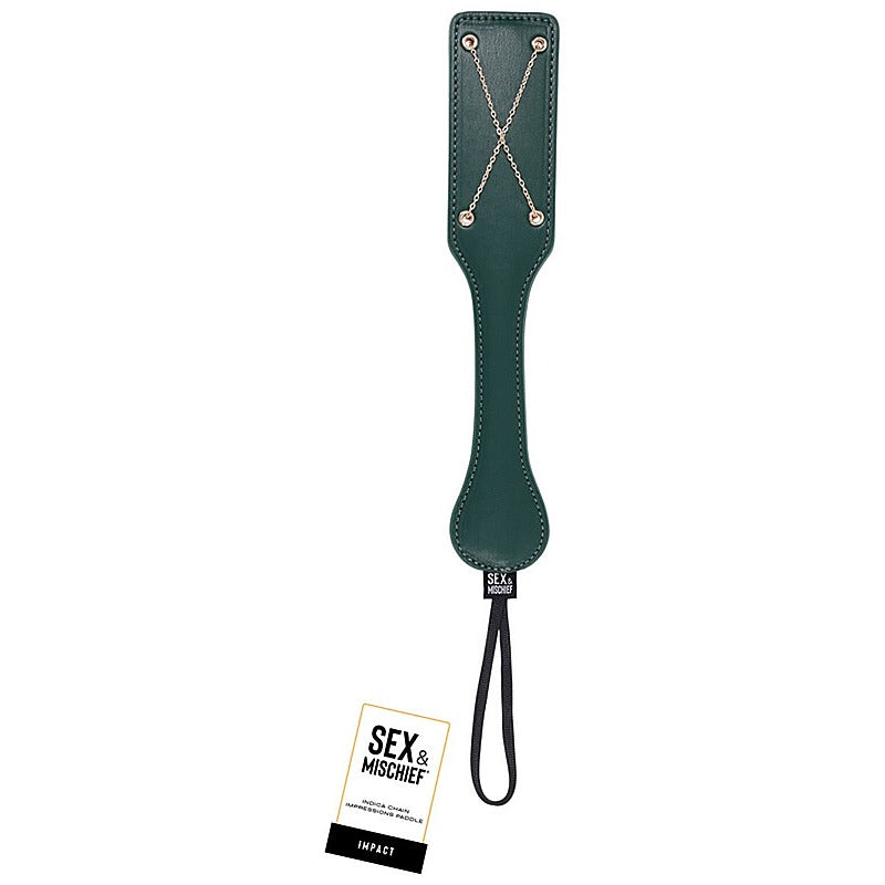 Indica Chain Impressions Paddle by Sportsheets - Paddles And Slappers