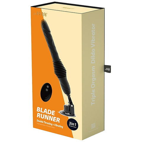 Blade Runner Double Thrusting & Vibrating Dildo by La Viva - Vibrating Dildos