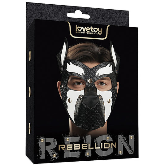 Rebellion Reign Howl Pup Play Bdsm Mask By Lovetoy - Masks And Blindfolds