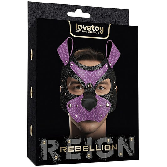 Wicked Pup Play Durable Bondage Mask By Lovetoy - Masks And Blindfolds