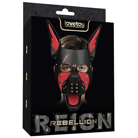 Scarred Alpha Pup Mask by Lovetoy - Masks And Blindfolds
