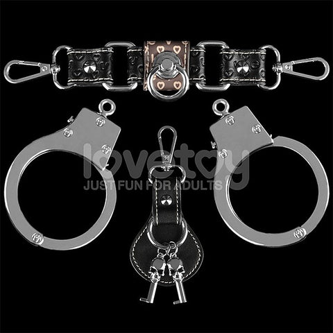 Heavy Metal Handcuffs Restraints Silver by Lovetoy - Cuffs And Restraints