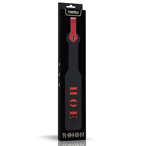 15'' Rebellion Reign Paddle "HOE" by Lovetoy - Paddles And Slappers