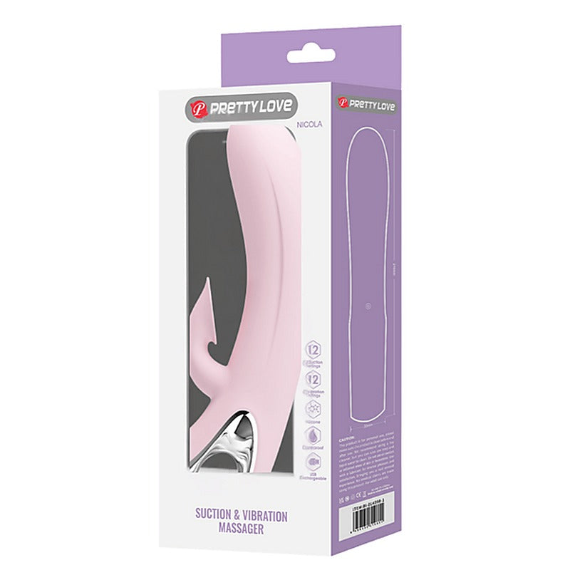 Nicola Rechargeable Silicone Rabbit Vibe By Baile - Rabbit Vibrators