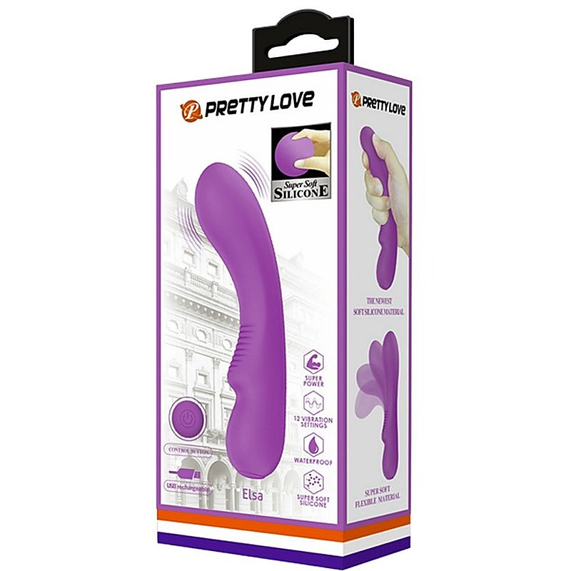 Elsa Rechargeable Silicone Massager By Baile - G-Spot Vibrators