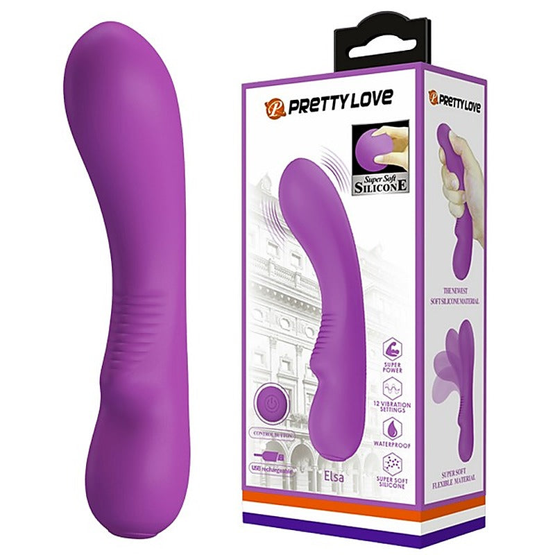 Elsa Rechargeable Silicone Massager By Baile - G-Spot Vibrators