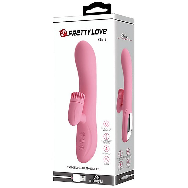Chris Rotating Tongue Rabbit Vibrator By Baile - Rabbit Vibrators