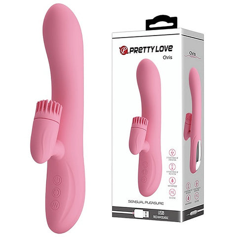 Chris Rotating Tongue Rabbit Vibrator By Baile - Rabbit Vibrators