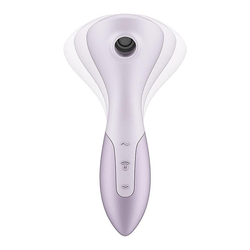 Wand-Erful Rechargeable Air Pulse Wand Massager By Satisfyer - Clit Ticklers and Pulsators