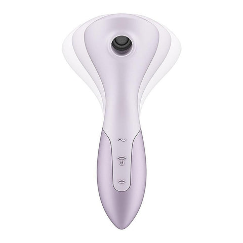 Wand-Erful Rechargeable Air Pulse Wand Massager By Satisfyer - Clit Ticklers and Pulsators