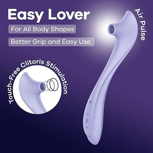 Satisfyer Easy Lover Air Pulse Clitoral Stimulator - Clit Ticklers and Pulsators