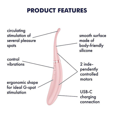 Tip Tease G Spot Vibrator by Satisfyer - G-Spot Vibrators