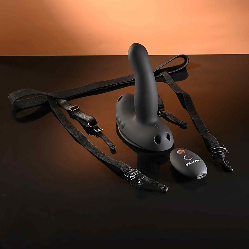 Come Closer Vibrating Strap-On With Remote By Evolved - Strap On Sextoys