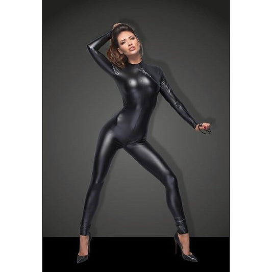 Power Wetlook Overall With Leash And 2 Way Zipper