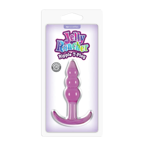NS Novelties Jelly Rancher Ripple T Shape Butt Plug