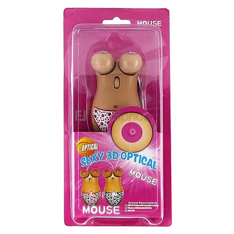 3D Boobie Mouse Adult Party Novelty by Hua Novelties - Bachelorette and Bucks