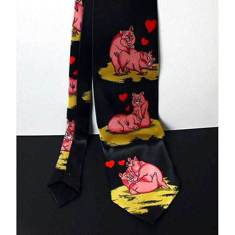 Naughty Pig Neck Tie by Hua Novelties - Fancy Dress Ups