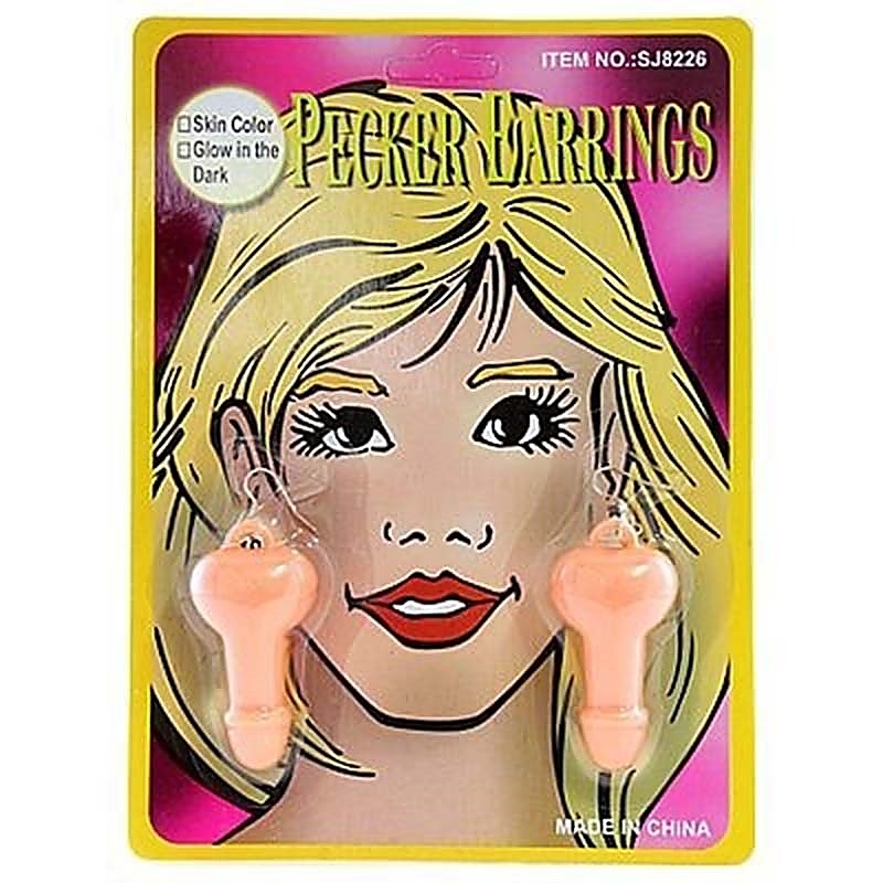 Pecker Earrings by Maxpassion - Fancy Dress Ups