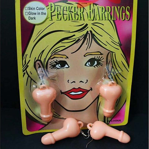 Pecker Earrings by Maxpassion - Fancy Dress Ups