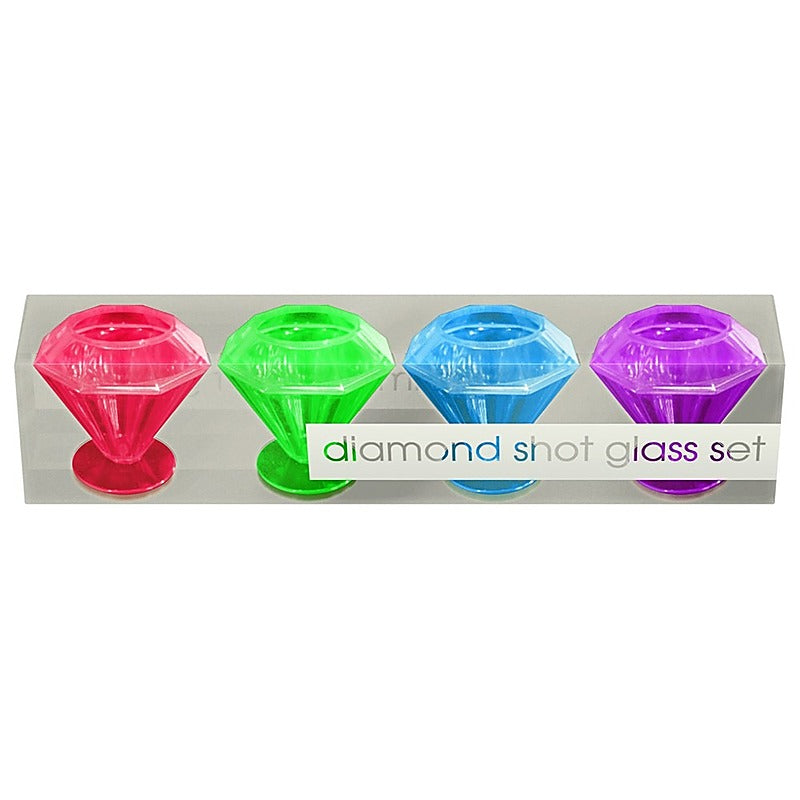 Ladies Night Diamond Shot Glass Set By Kheper Games - Bachelorette and Bucks