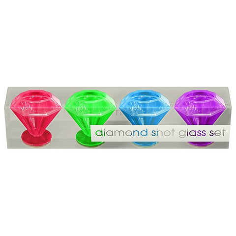 Ladies Night Diamond Shot Glass Set By Kheper Games - Bachelorette and Bucks