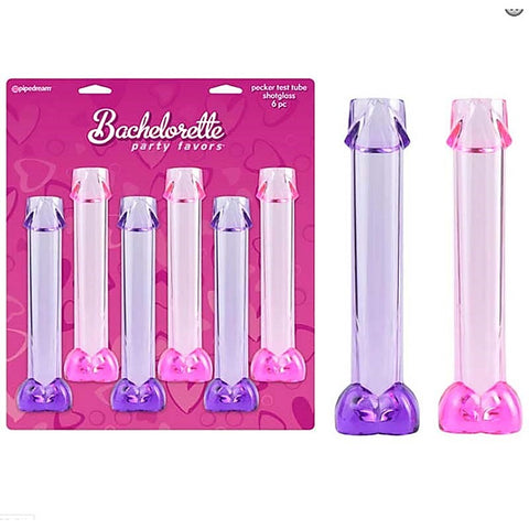 Bachelorette Party Pecker Test Tube Shotglasses By Pipedream - Bachelorette and Bucks