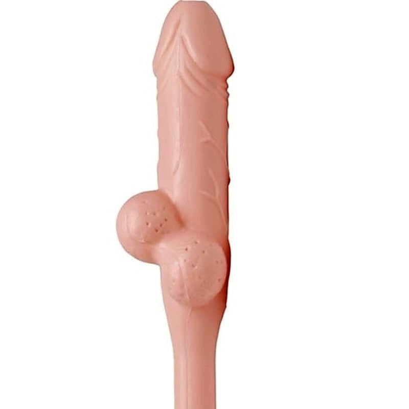 Jumbo Pecker Penis Shape Sipping Straw By Pipedream - Party Gifts and Novelties