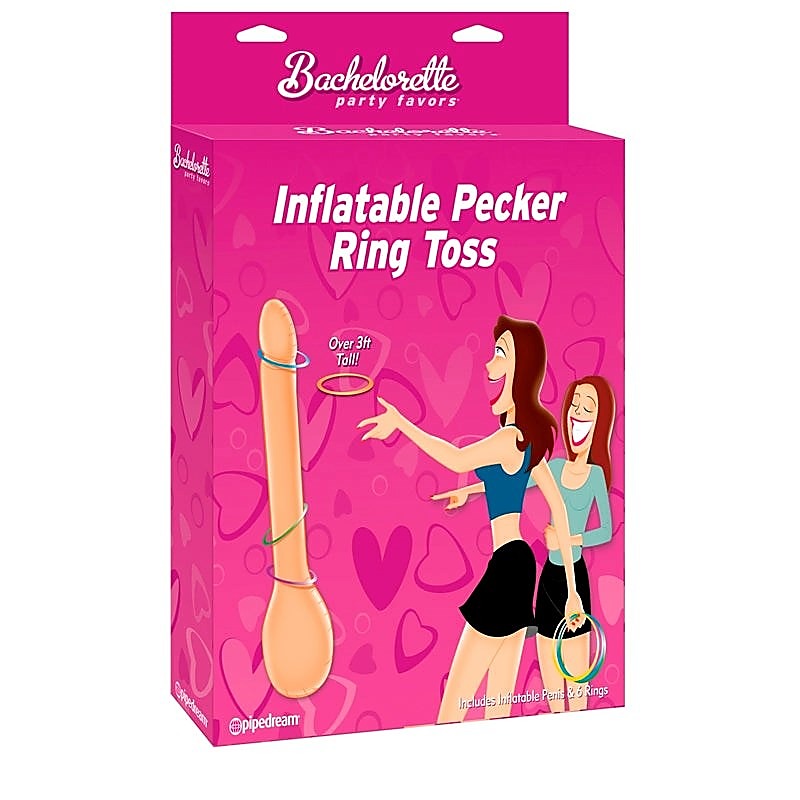 Bachelorette Party Inflatable Pecker Ring Toss By Pipedream - Sex Games, Coupons and Tricks