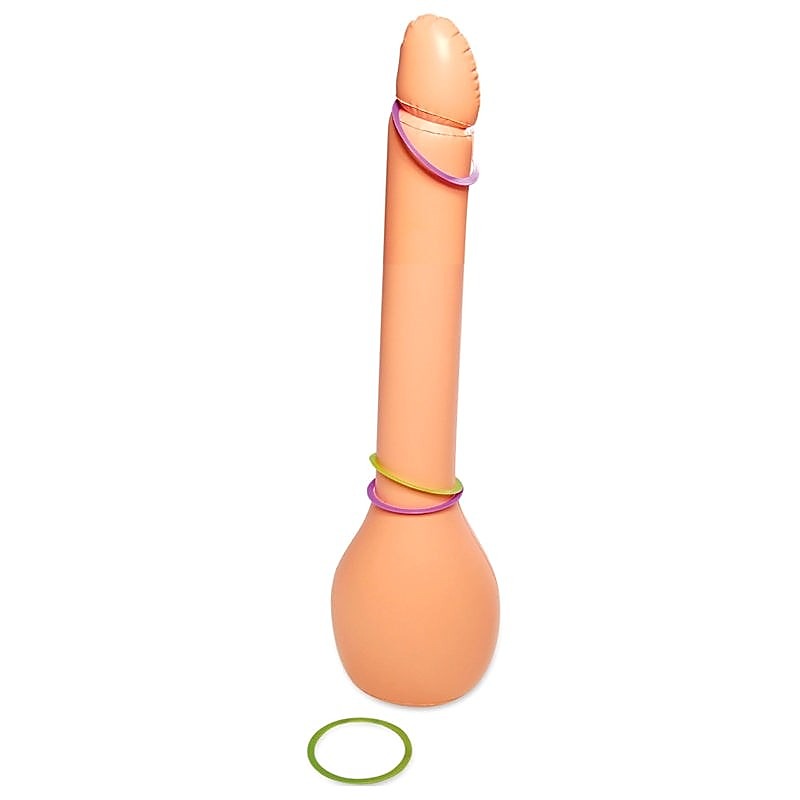 Bachelorette Party Inflatable Pecker Ring Toss By Pipedream - Sex Games, Coupons and Tricks